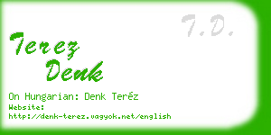 terez denk business card